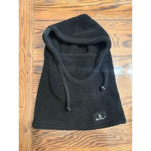 Skyvelvet Black Sherpa Fleece Windproof Ski Mask Hood Hat Neck Warmer One Size